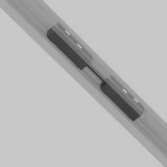 Коннектор питания прямой гибкий 5см Exility черный Maytoni Accessories for tracks Exility TRA034CPC-42B-5-1 (48V)