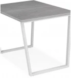 Стол раскладной Woodville Лота Лофт 120 25 мм бетон / белый матовый 489648