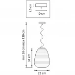 Подвесной светильник Lightstar Arnia 805012 (220V, на тросе)