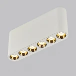 Потолочный линейный светильник Odeon Light Small 7091/15CL белый/металл/акрил LED 15W 3000K 220V