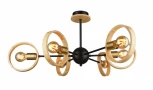 Потолочная люстра Imex MD.4465-6-S-BK+WOOD