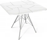 Стол SHT-TU2-1/TT30 83/83 белый/хром лак Sheffilton SHT-TU2-1 9382301802