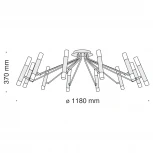 Потолочная люстра Maytoni Vigo MOD620CL-24B