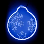 Светодиодная Фигура Шар 30 x см Синяя, Гибкий Неон и Акрилайт, IP54 Laitcom HFS2-2B