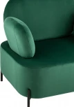 Кресло Stool Group Кэнди с подлокотниками велюр зелёный УТ000035881