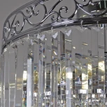 Потолочная люстра на штанге хрустальная Reluce 90183-0.3-08 CR