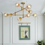 Люстра на штанге Gap Золото ImperiumLoft Gap01 (140725-26) (220V, шарики)