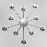 Подвесная люстра Eurosvet Cariso 60150/10 хром