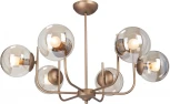Потолочная люстра на штанге V3957-7/6PL Vitaluce (220V, шар)