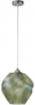 Подвесной светильник Lumion Tide 8289/1A хром/зеленый, металл/стекло E27 1*60W 220V (на проводе)