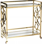 Журнальный стол Garda Decor GY-CRT8164GOLD (Золото/Прозрачный)