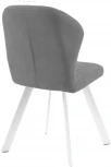 Стул DikLine 339 поворотный B22 GREY, ножки белые