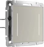 Умный сенсорный выключатель двухклавишный с подсветкой (дымчатый) Werkel W4523641