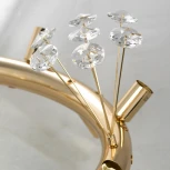 Подвесная люстра Lussole Loft Alaska LSP-8338 (220V, на тросе, шар, круглые, кольцо, IP21)