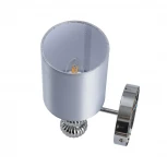 Бра со стеклянным декором Lumion Ilmira 8338/1W хром/серый, металл/стекло/текстиль E14 40W 220V