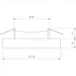 Встраиваемый точечный светильник Elektrostandard 2219 MR16 CL прозрачный
