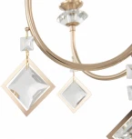 Подвесная люстра Arte Milano AM342101 342101/8 FGD (220V, подвески, на цепи, подсвечник, свеча)