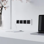 Розетка Ethernet RJ-45 (черный акрил) Werkel W1181048 (a064046)