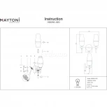 Бра Maytoni Lita H002WL-02G