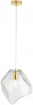 Подвесной светильник NUESTRO SP1 GOLD/TRANSPARENT Crystal Lux (220V, на проводе)