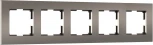Рамка на 5 постов (бронза софт) Werkel W0052963 (a067788)