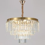Подвесная люстра хрустальная Reluce 02103-0.4-500 TB (220V, на цепи)