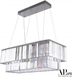 Подвесная люстра светодиодная APL LED Sicilia SH11.92.C.Ni.4000 (220V, хрусталь, на тросе)
