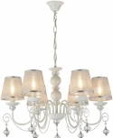 Подвесная люстра Arte Milano AM347620 347620/6 WT+SL (220V, подвески, на цепи)