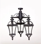 Потолочный светильник уличный Oasis Light ROMA L 95270LA/3 Bl (220V, фонарь, IP44)