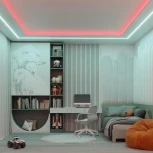 Светодиодная лента RT-H120-10mm 24V RGBW-White-4-in-1 (25 W/m, IP20, 4040, 5m) (Arlight, Открытый) 048748