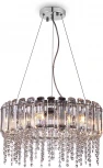 Подвесная люстра Maytoni Hail MOD097PL-06CH (220V, хрусталь, подвески, на тросе, круглые)