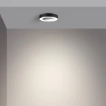 Светильник накладной светодиодный Novotech Mirror 359277 OVER черный IP20 LED 18W 85-265V 1350Лм 3000К (220V, круглые)
