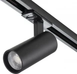 Трековый светильник однофазный Escada 20002 20002TRA/04LED SBK 30Вт, металл, черный матовый (220V, круглые)