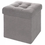 Пуфик Dreambag складной Серый Велюр 13257