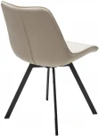 Стул CORN 360 град. поворот. G062-03 светлый беж, велюр/ черный каркас, М-City