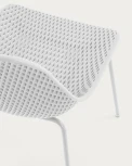 Обеденный стул La Forma (ex Julia Grup) Quinby (Белый/ Сталь,Полипропилен,Пластик,Металл)