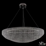 Подвесная люстра светодиодная APL LED Sicilia SH508.0.80.A.Ni.4000 (220V, хрусталь, на тросе)