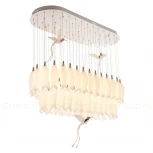 Подвесная люстра ярусная каскадная (цветы, птички) Cloyd Argana 11238 (220V, на проводе, цветы, птички)