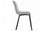 Стул Notta на металлокаркасе Челси светло-серый / черный каркас 489743