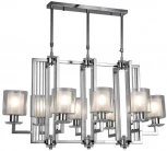 Подвесная люстра на штанге Lumina Deco LDP 8012-8 PR CHR