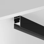 Алюминиевый профиль накладной-подвесной 35x51 черный 2 м, ALM-3551-B-2M Maytoni 633011