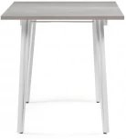 Стол раскладной Notta Денвер Лофт 120 25 мм бетон / белый матовый 506945
