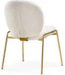 Стул на металлокаркасе Kalipso 1 (Kalipso 1 white / gold) Woodville арт.15782