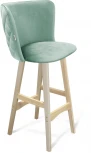 Стул барный SHT-ST36-3/S65 нежная мята/прозрачный лак Sheffilton 6895453403