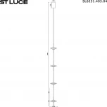 Светильник подвесной ST Luce Zenith SL6231.403.04 Черный/Прозрачный LED 4*5W 4000K (220V, на проводе)