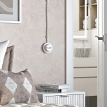 Переключатель / выключатель одноклавишный Vintage (белый матовый/хром) Werkel W5812050 (a055907)