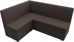 Диван кухонный угловой Уют левый угол (Коричневый/Рогожка) Лига Диванов арт.123897L