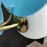 Люстра на штанге Matisse Blue D55 ImperiumLoft Matisse-Blue01 (191900-26) (220V, шар)