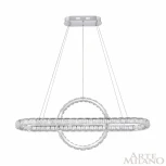 Подвесной светильник Arte Milano Venezia 311311/L1000 NI (регулировка яркости, LED, 220V, хрусталь, пульт управления, на тросе, кольцо)