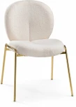 Стул на металлокаркасе Kalipso 1 (Kalipso 1 white / gold) Woodville арт.15782